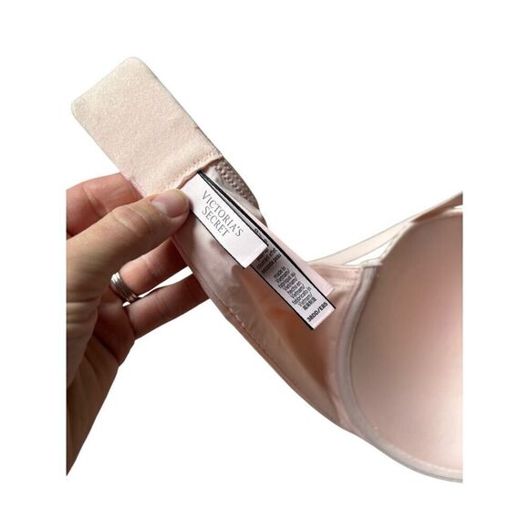 Victoria’s Secret T-shirt Push-Up Full Coverage 38DD Pink Striped - Picture 5 of 9